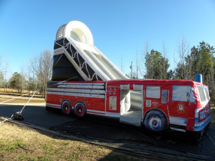 Giant Fire Truck Slide